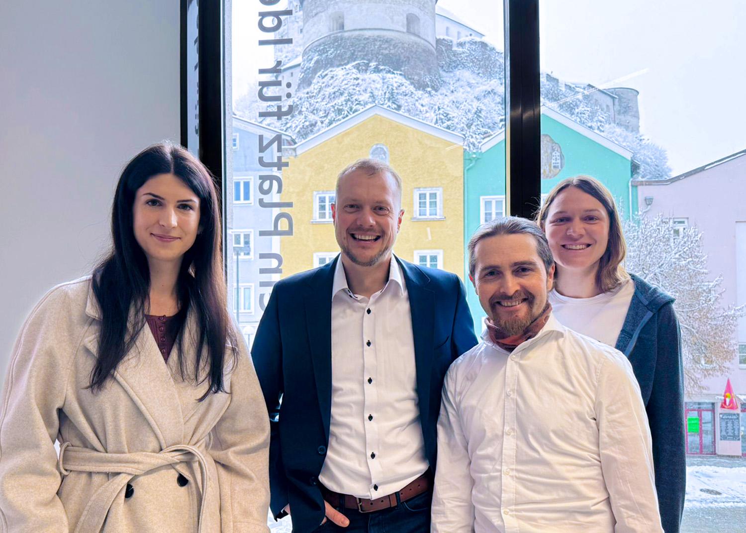 Désirée, Jurij und Carina — die Gründer von KINN Kufstein